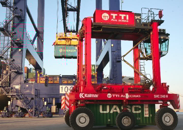 Port Automation: Container Terminal Optimization | Position Detection ...