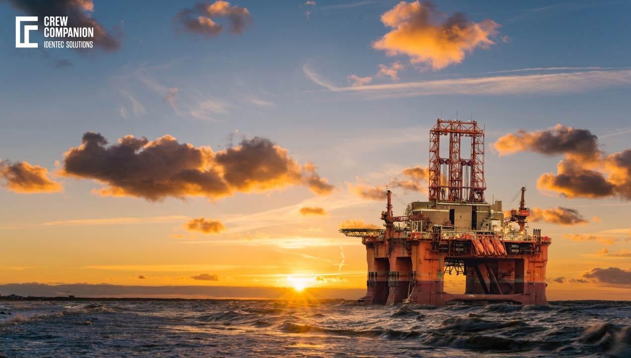 North Sea Oil Platform