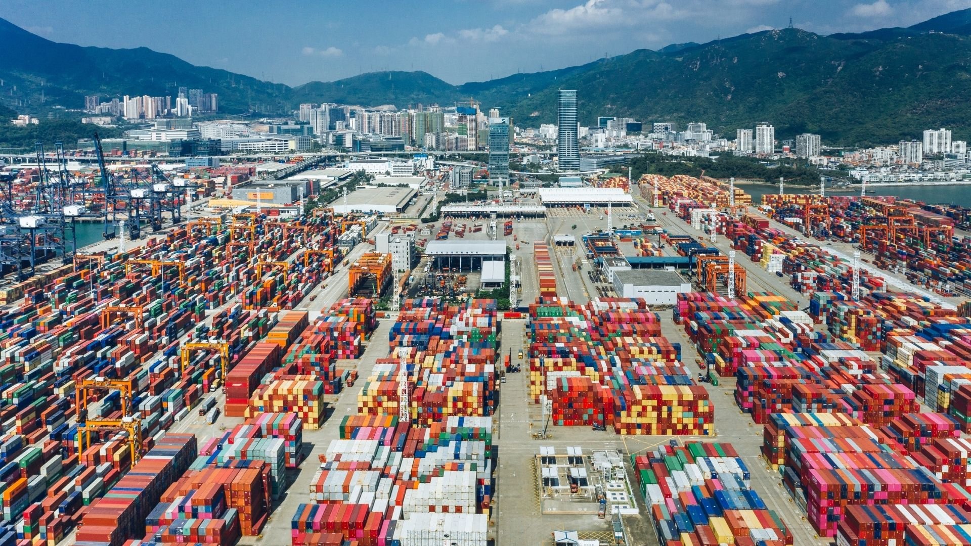 Container terminal automation