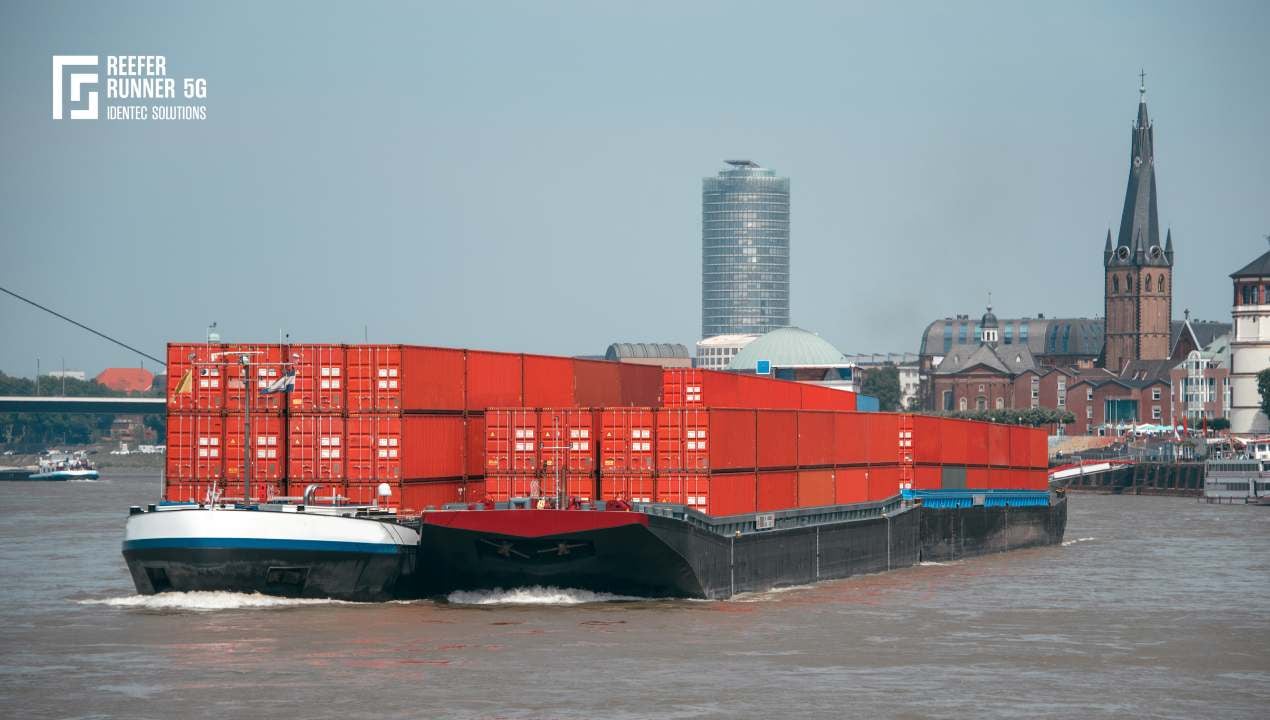 Reefer logistics and river barge
