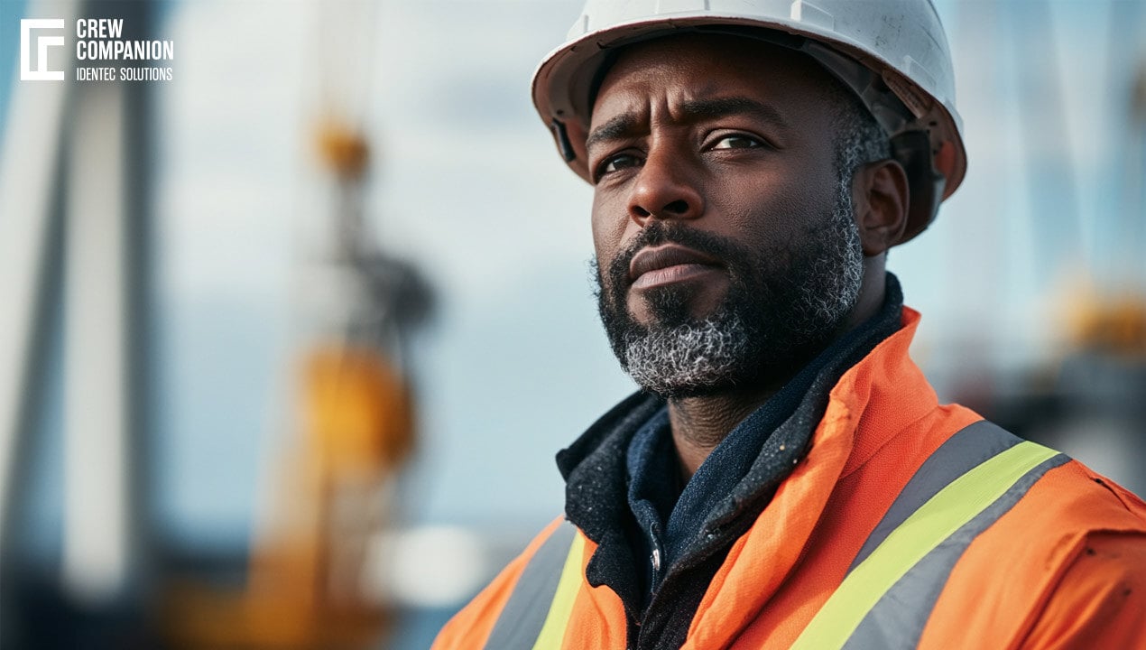 Offshore wind park worker